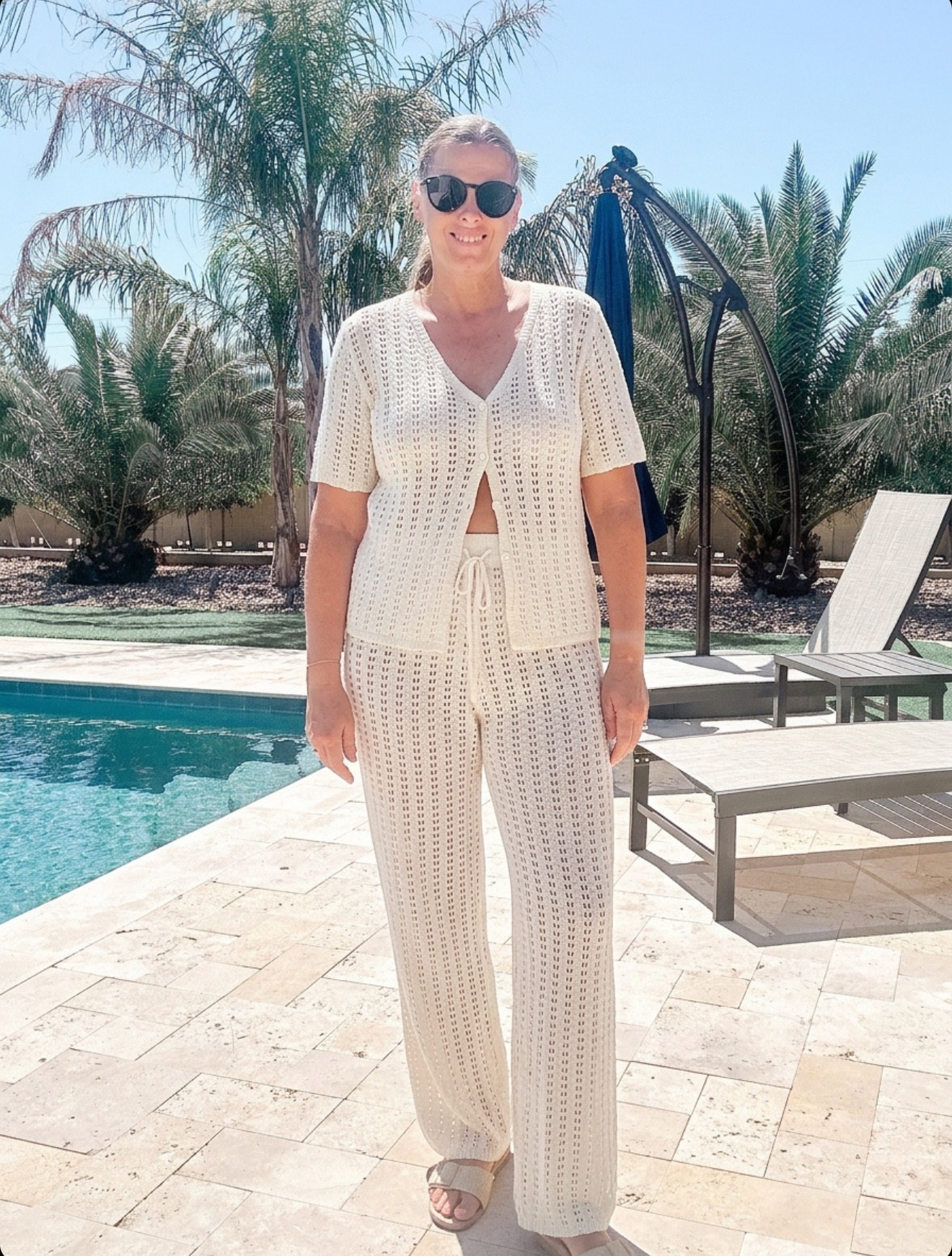 Crochet cover up


crochet matching set resort wear outfit | vacation outfit | beach vacation style | crochet pants set | swim cover up outfit I coastal outfit I'summer resort wear mom vacation outfit | neutral summer outfit | travel outfit women

#LTKSwim #LTKOver40 #LTKTravel