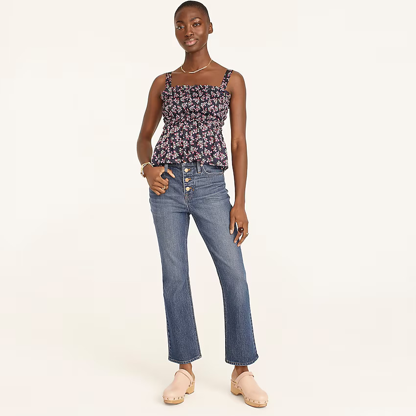 10" demi-boot crop jean in Stone Street wash | J. Crew US