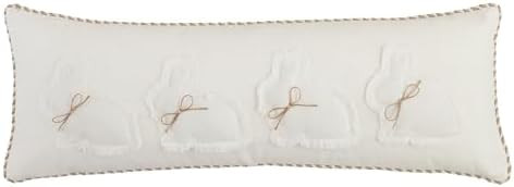 Mud Pie Long Spring Bunny Pillow; Long 11" x 32" | Amazon (US)