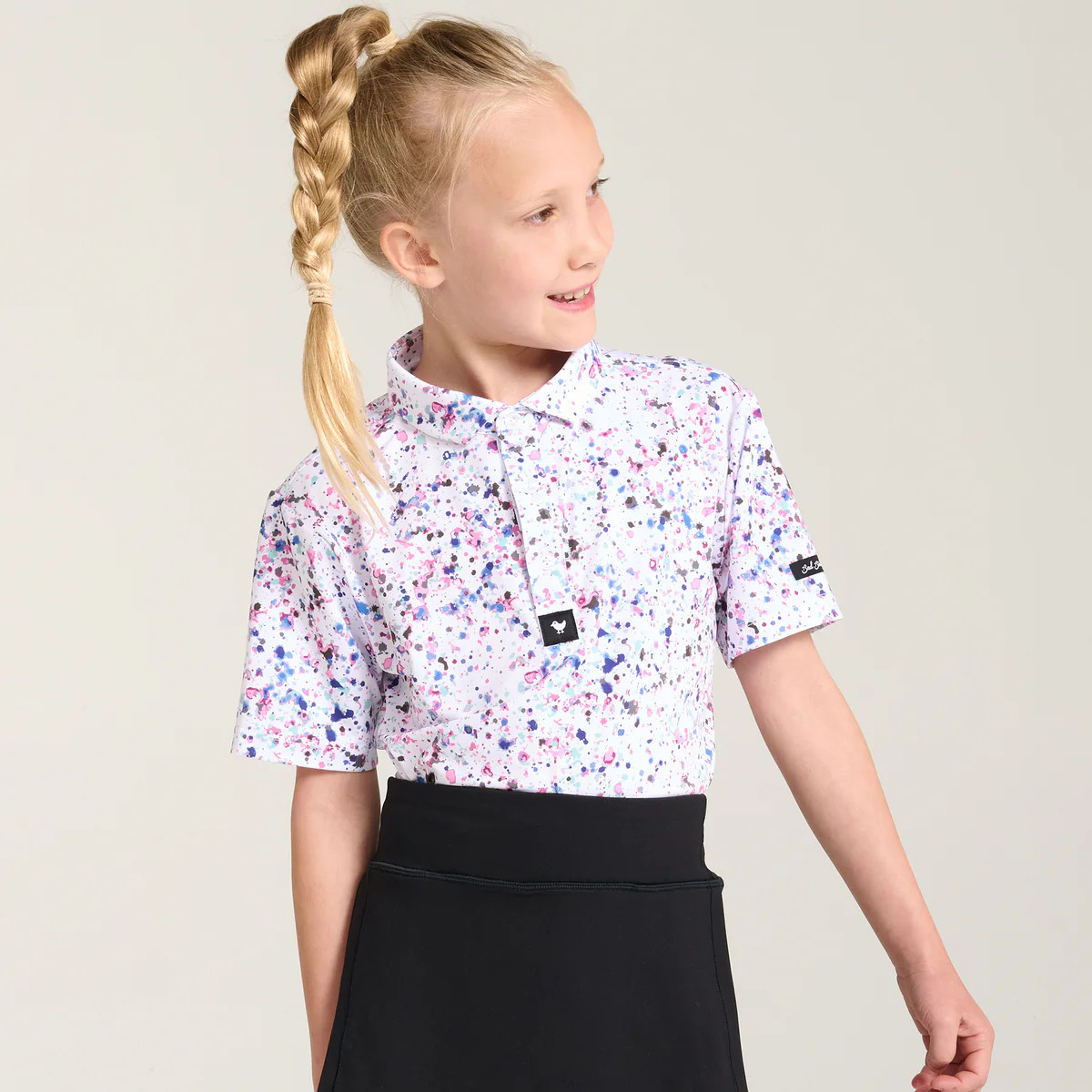 Paint Splatter 3 Youth Polo - Bad Birdie | Bad Birdie Golf