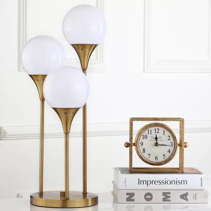 25.5" Marzio Table Lamp (Includes Light Bulb) Gold - Safavieh | Target