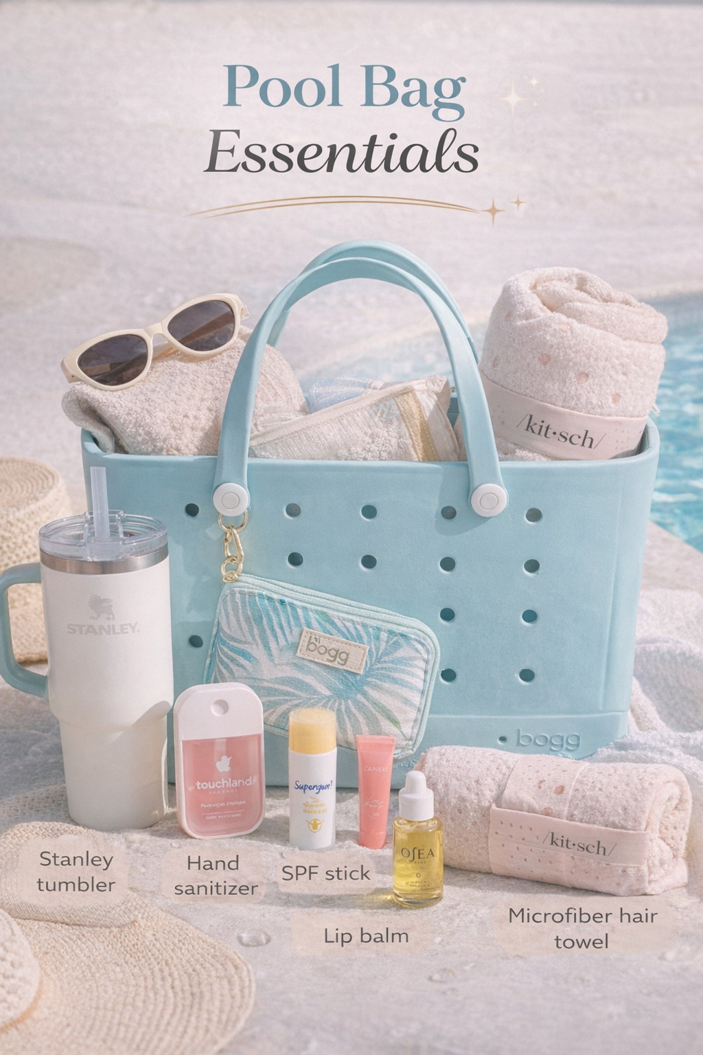 Pool bag essentials I’d pack every time ☀️🩵 Sharing the must-haves that make pool days easier, cuter, and way more organized, from a good tote and microfiber towel to SPF, lip balm, and all the little extras you actually use.

#LTKTravel #LTKStyle #PoolBagEssentials #BeachBagMustHaves #VacationFavorites #SummerEssentials #PoolDayFavorites #TravelMustHaves #LTKFinds #ResortStyle 

 #LTKmomlife #LTKSwim #LTKTravel