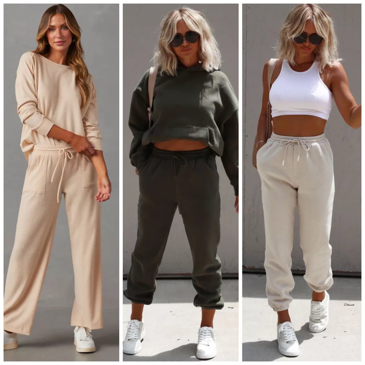 Womens Going Out Outfits Sweatpants Set Lounge Set Classy Jogger