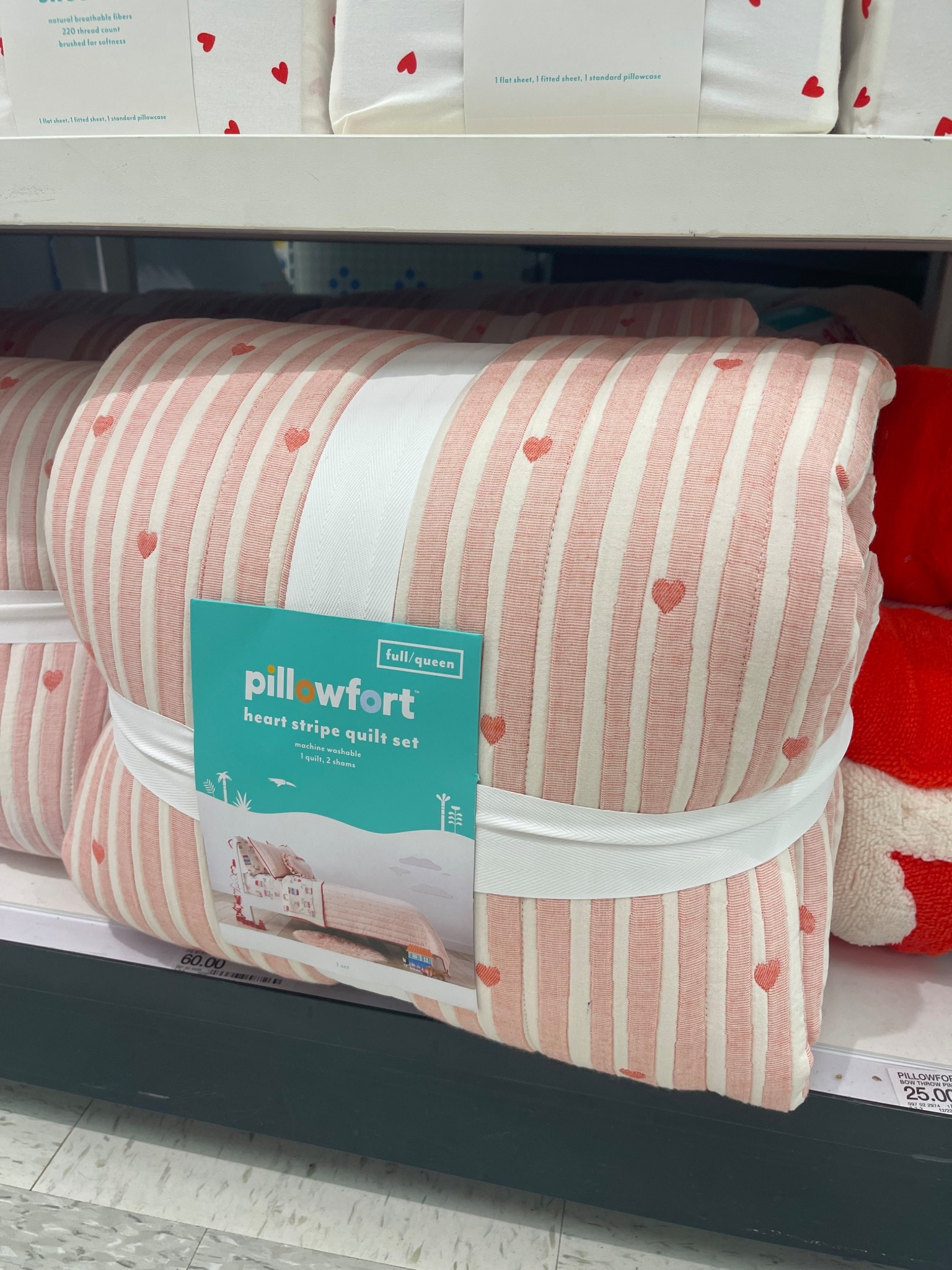 Cutest heart striped quilt set by Pillowfort 🤍

Girls room. Girls bedding. Girl quilt set, target kids home, pillowfort, pillow fort bedding, target kids bedding 

#LTKHome #LTKKids