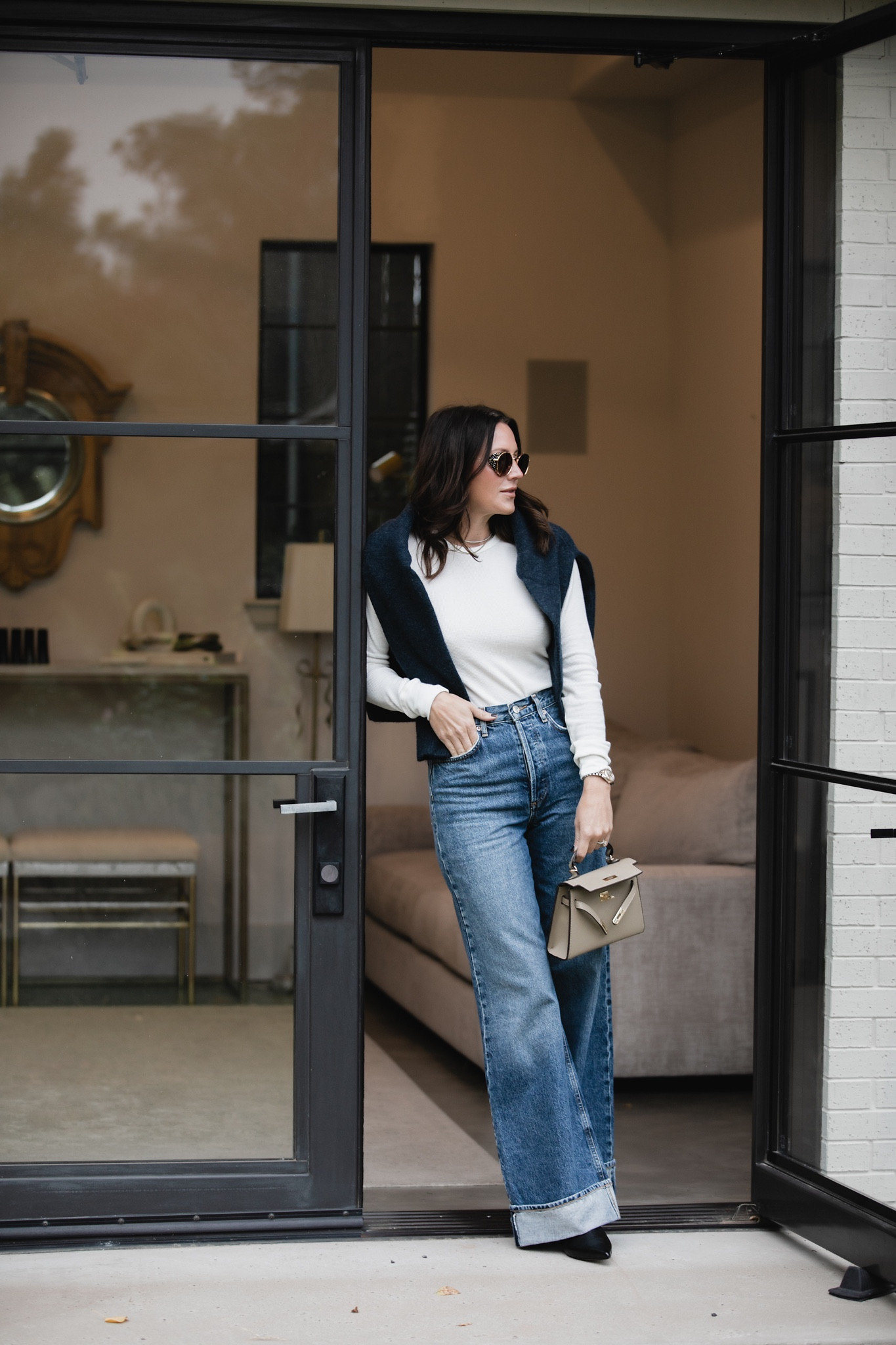 Agolde dame jean in stock @penfieldcollective 

Size down! Typically a 26 and went for a 25

#LTKitbag #LTKover40 #LTKstyletip