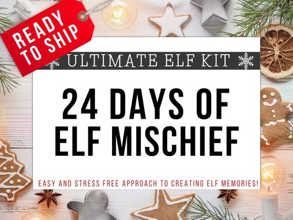 Elf Kit 24 Day Elf Kit Christmas Elf Kit Elf Accessories | Etsy | Etsy (US)