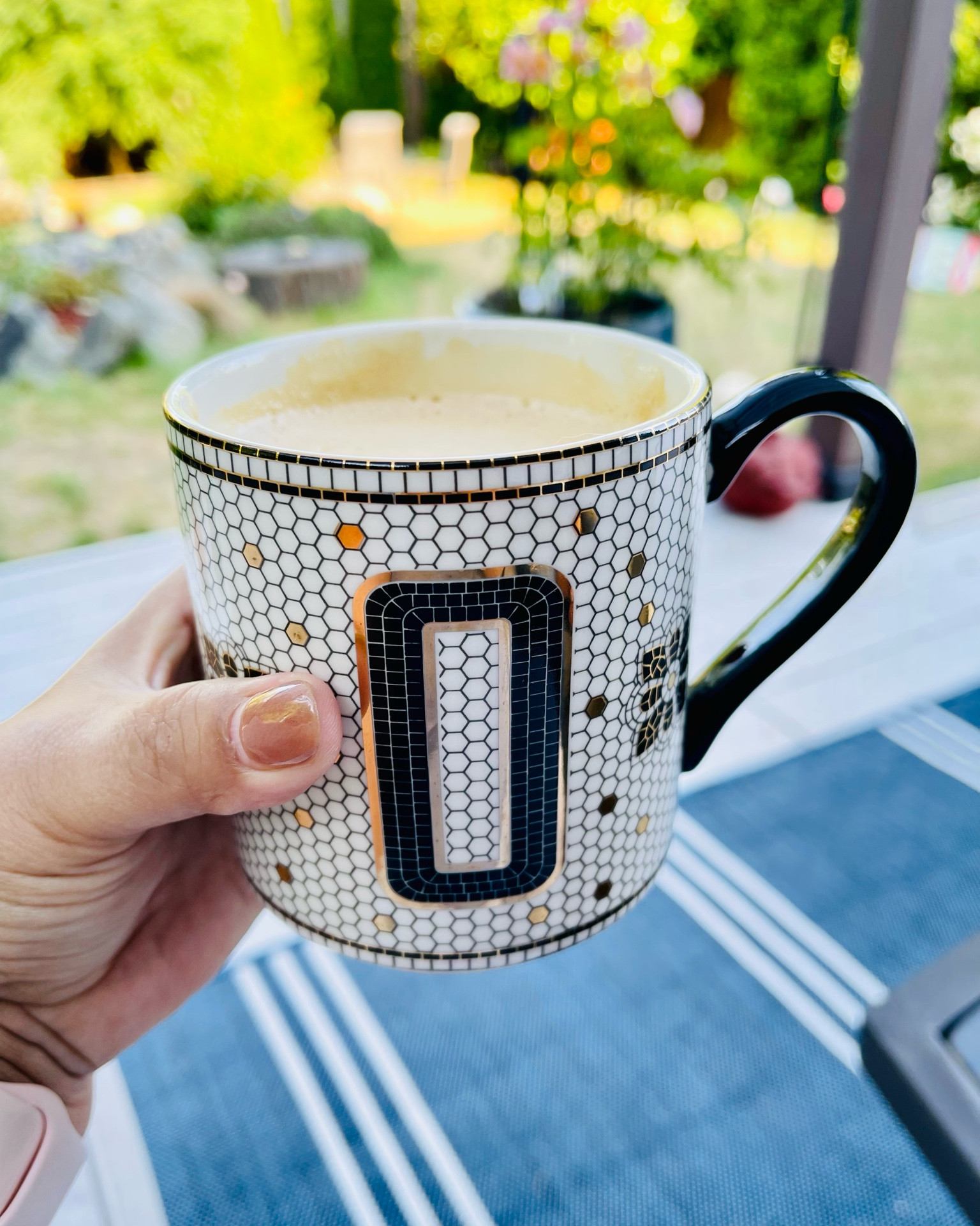 Enjoying my morning coffee in my favorite cup.

#LTKhome #LTKcurves #LTKxAnthro