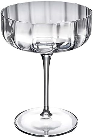Luigi Bormioli Jazz Champagne/Sherbet Coupe 10.25oz, Set of 4, | Amazon (US)