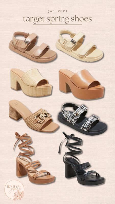 New Target spring shoes — ⚡️✨🌿 some of my most favorite shoes are forever Target finds. So many good ones this year! 

Casual / spring shoes / sandals / heels / wedges / for her / comfy / cute / Holley Gabrielle 

#LTKSeasonal #LTKshoecrush #LTKfindsunder50