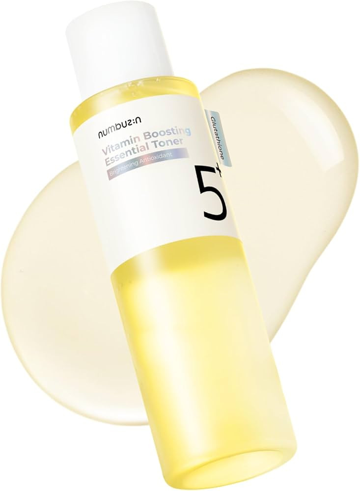 numbuzin No.5+ Vitamin Boosting Essential Toner with Glutathione, Niacinamide | First Step Skinca... | Amazon (US)