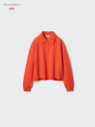 Lambswool Polo Jumper | UNIQLO (UK)