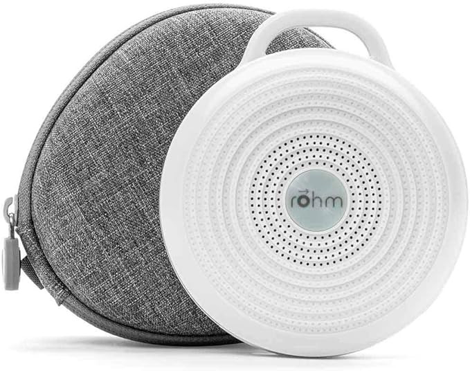 Yogasleep Rohm Portable White Noise Machine + Travel Case Grey/White 2 Piece Set (Pack of 2) | Amazon (US)