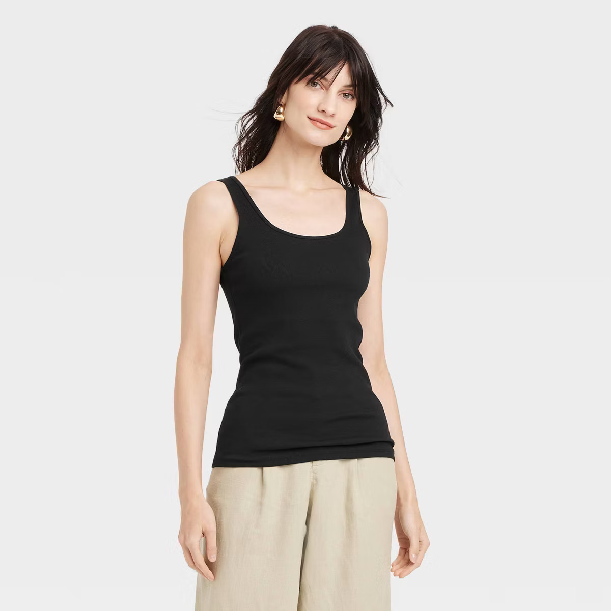Women's Slim Fit Layered Tank Top - A New Day™ | Target