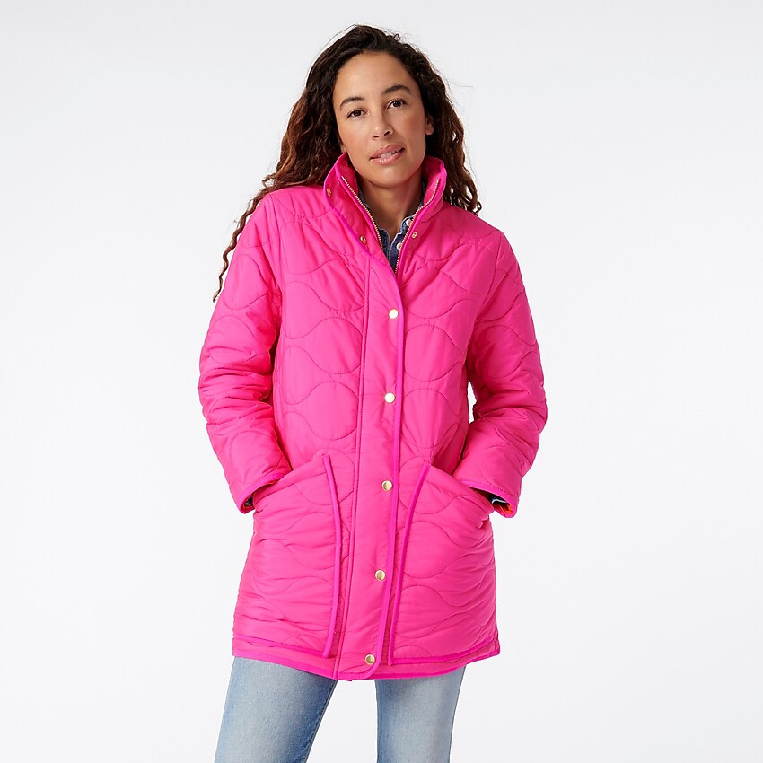 Quilted cocoon puffer with PrimaLoft® | J. Crew US