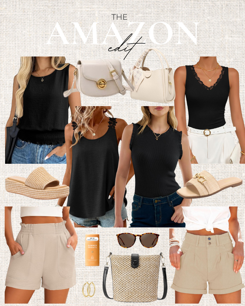 Brace yourself for a new wave of Amazon Fashion Finds! Isn’t this BLENCOT tank top chic? There are cute tank tops from ANRABESS, ZESICA, and OFEEFAN, too! You can pair them with ANRABESS’ shorts and Rihero flat sandals. If you love retro fashion, this crossbody bag and WearMe Pro retro sunnies are perfect!

#LTKSeasonal #LTKSaleAlert #LTKTravel
 

 