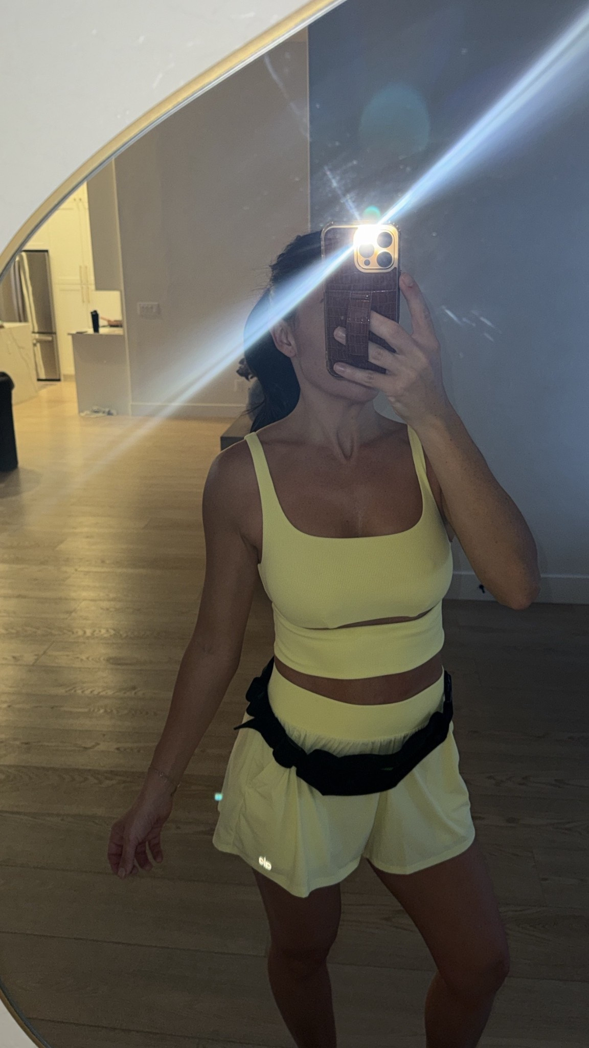 This mornings running outfit from ALO
size medium sports bra 
Size small shorts
Running belt 


#LTKootd #LTKfitnessgoals #LTKdayinmylife