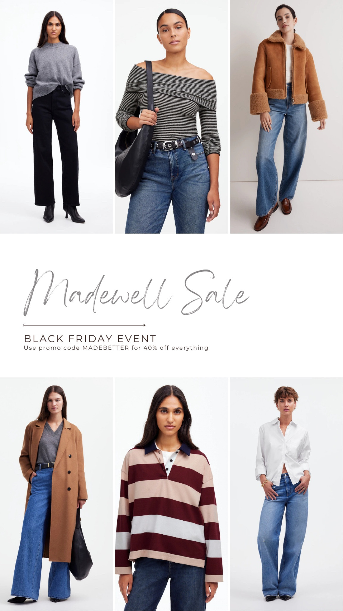 Madewell Black Friday sale 

#LTKSaleAlert #LTKHoliday #LTKCyberWeek