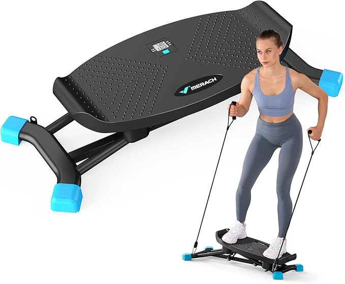 MERACH Balancing Machine for Full Body Workout, Sliding Ski Simulator with Resistance Bands, 300 ... | Amazon (US)