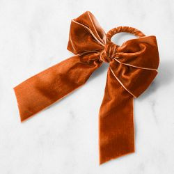 Velvet Bow Napkin Rings, Set of 4 | Williams-Sonoma