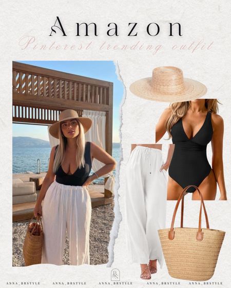 Summe look, beach look, beach vacation outfit, white pants, cover up

#LTKFindsUnder50 #LTKFindsUnder100