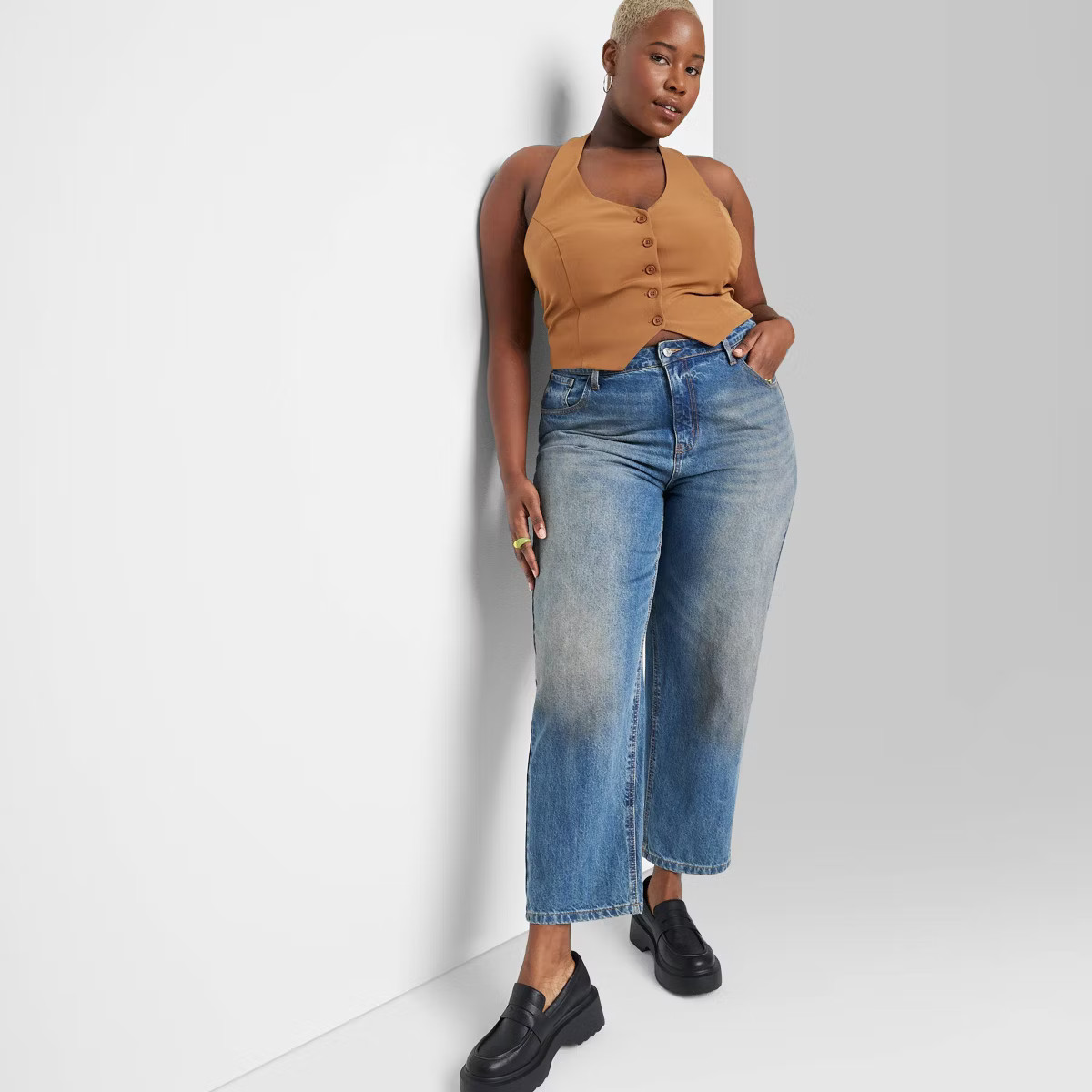 Women's Cropped Halter Vest - Wild Fable™ | Target