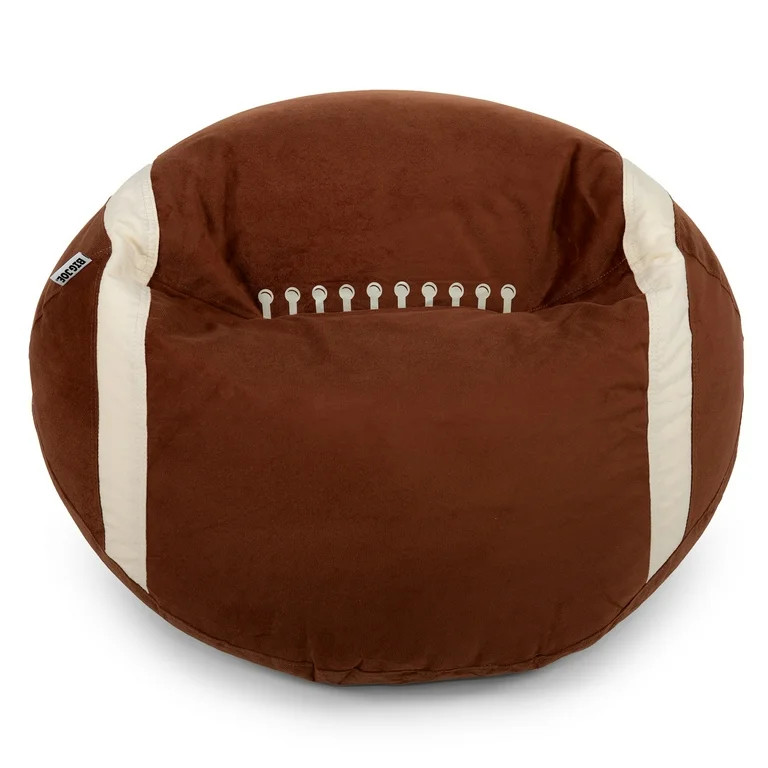 Big Joe Sports Ball Child-Sized Bean Bag Chair, Football Plush, Soft Polyester, 2.5 feet | Walmart (US)