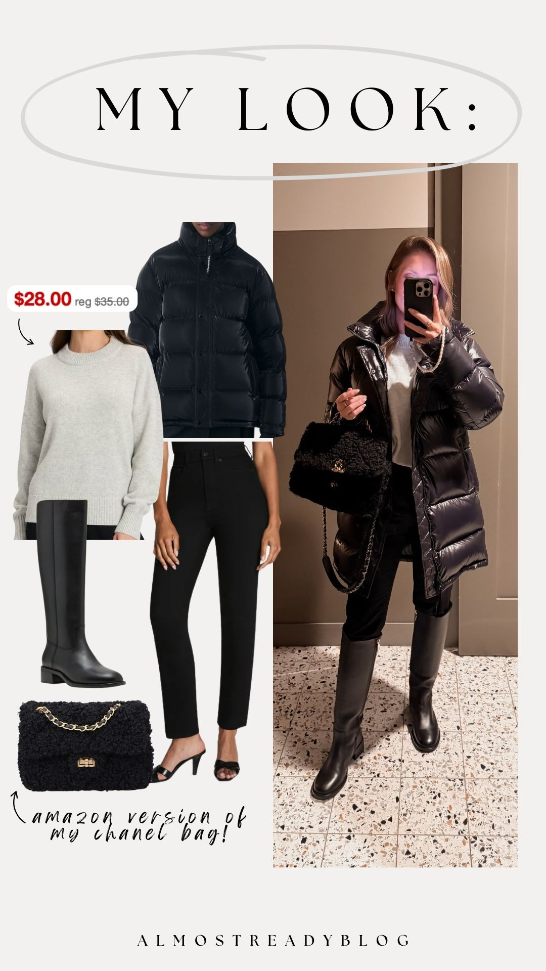 Shop my Look! I couldn't find the link to my Chanel purse, so I linked a similar one from Amazon!!

sale alert, target, spanx, aritzia, amazon, holiday fashion, winter fashion, casual outfit, holiday outfit, new arrivals, amanda west 

 #LTKSeasonal #LTKSaleAlert #LTKFindsUnder100