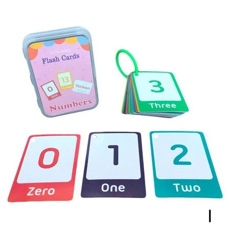 Math Book Letter Development Children English Handwritten Early Learning Baby Gift Flash Cards Educa | Walmart (US)