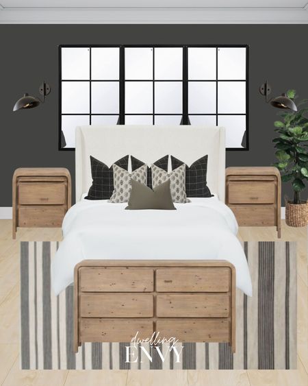Oringally created for one of our clients, these unique nightstands and dresser are no longer available...check outbdome alternatives we tagged below.

#LTKhome #LTKstyletip