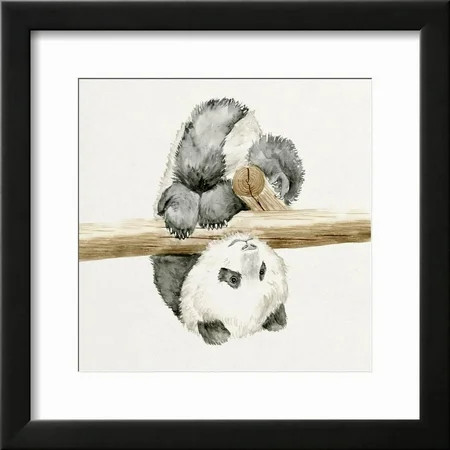 Baby Panda II Animal Watercolor Framed Print Wall Art By Melissa Wang | Walmart (US)