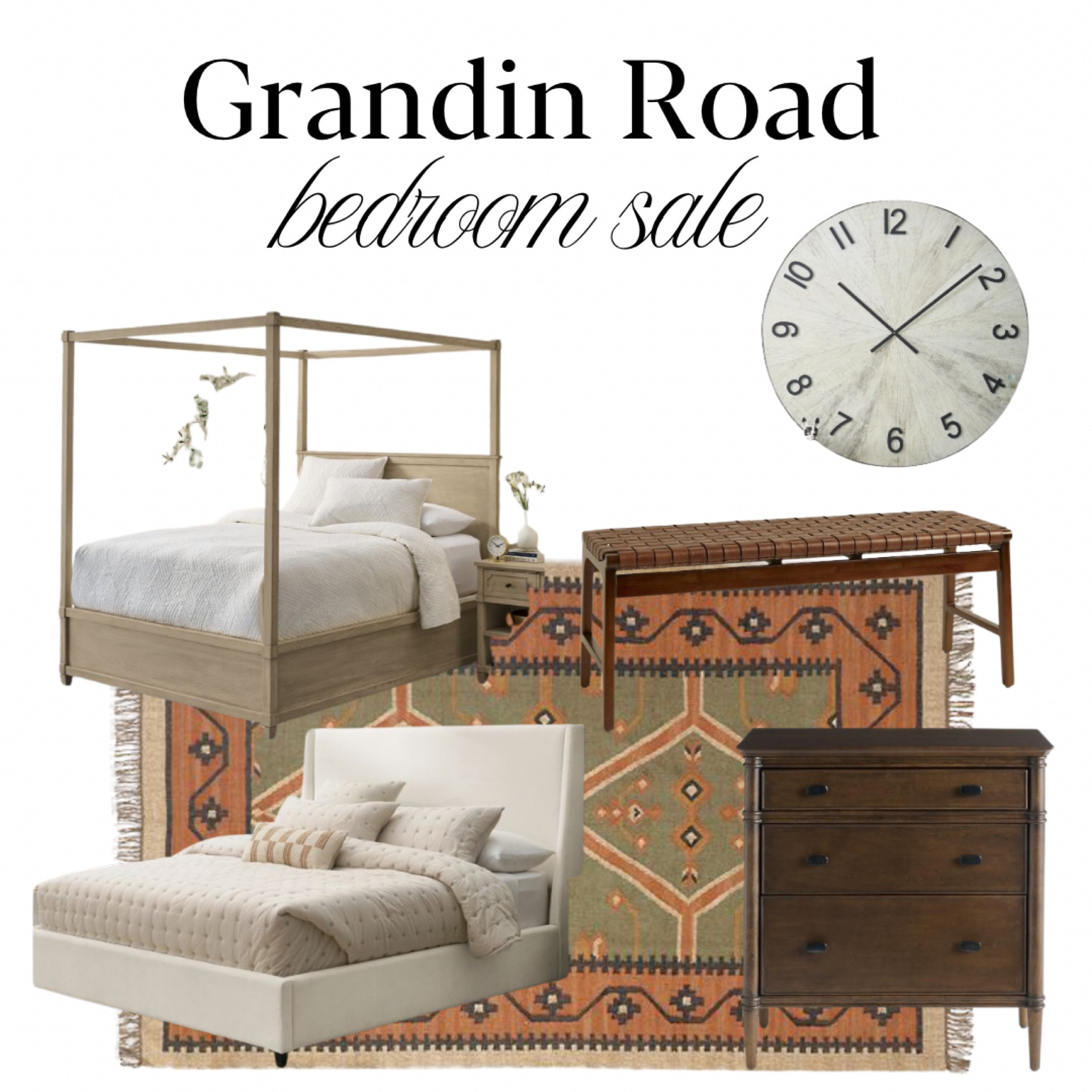Great decor and furniture for the bedroom on sale at Grandin Road 

#LTKHome #LTKSaleAlert