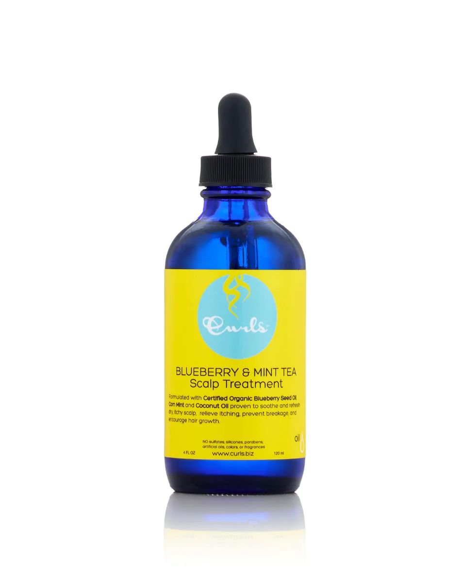 Blueberry & Mint Tea Scalp Treatment - Hair Growth Scalp Oil | CURLS | CURLS