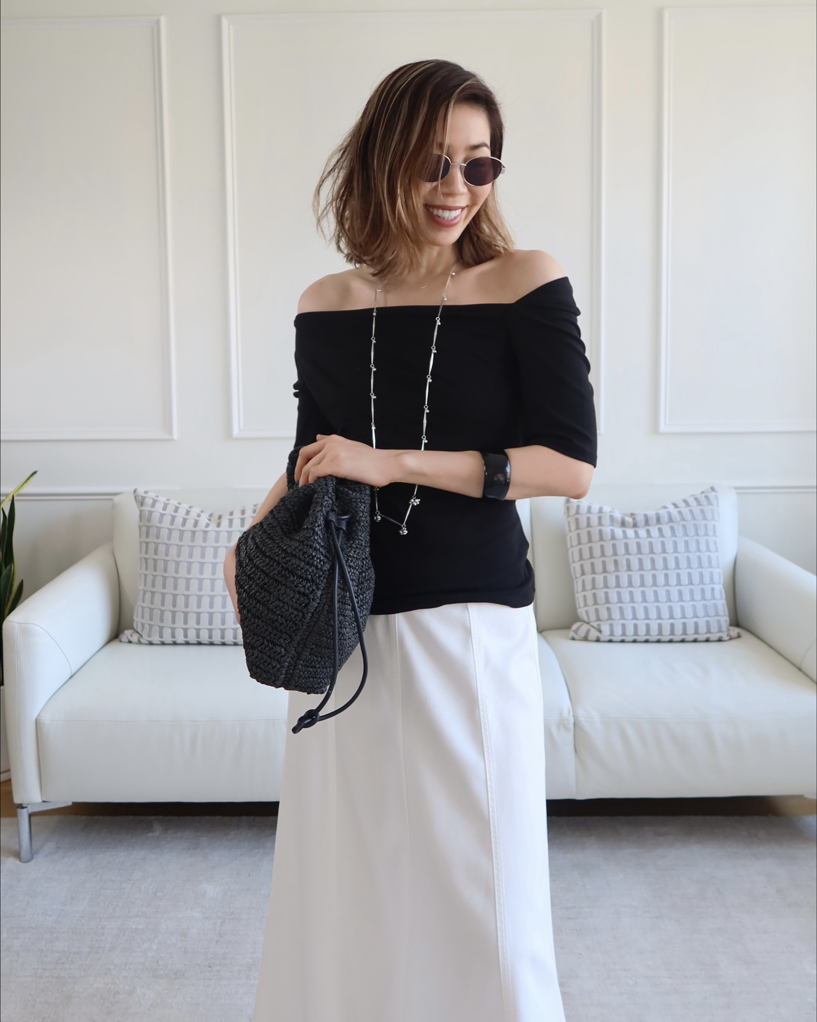 Black and white  

#LTKootd #LTKMidsize #LTKOver40