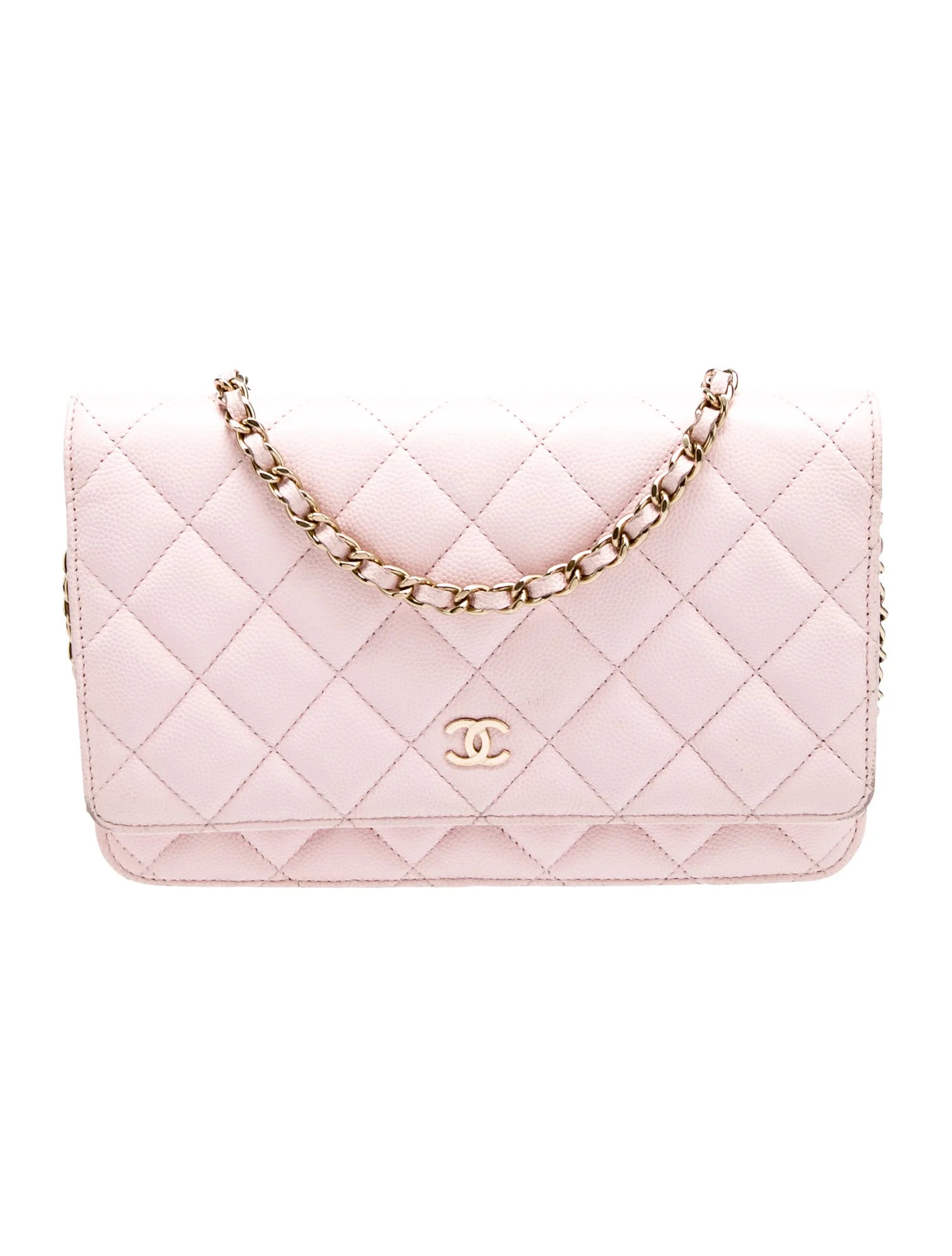 Chanel Classic Quilted Wallet on Chain - Pink Crossbody Bags, Handbags - CHA1387190 | The RealRea... | The RealReal