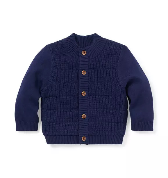 Baby Quilted Sweater Jacket | Janie and Jack
