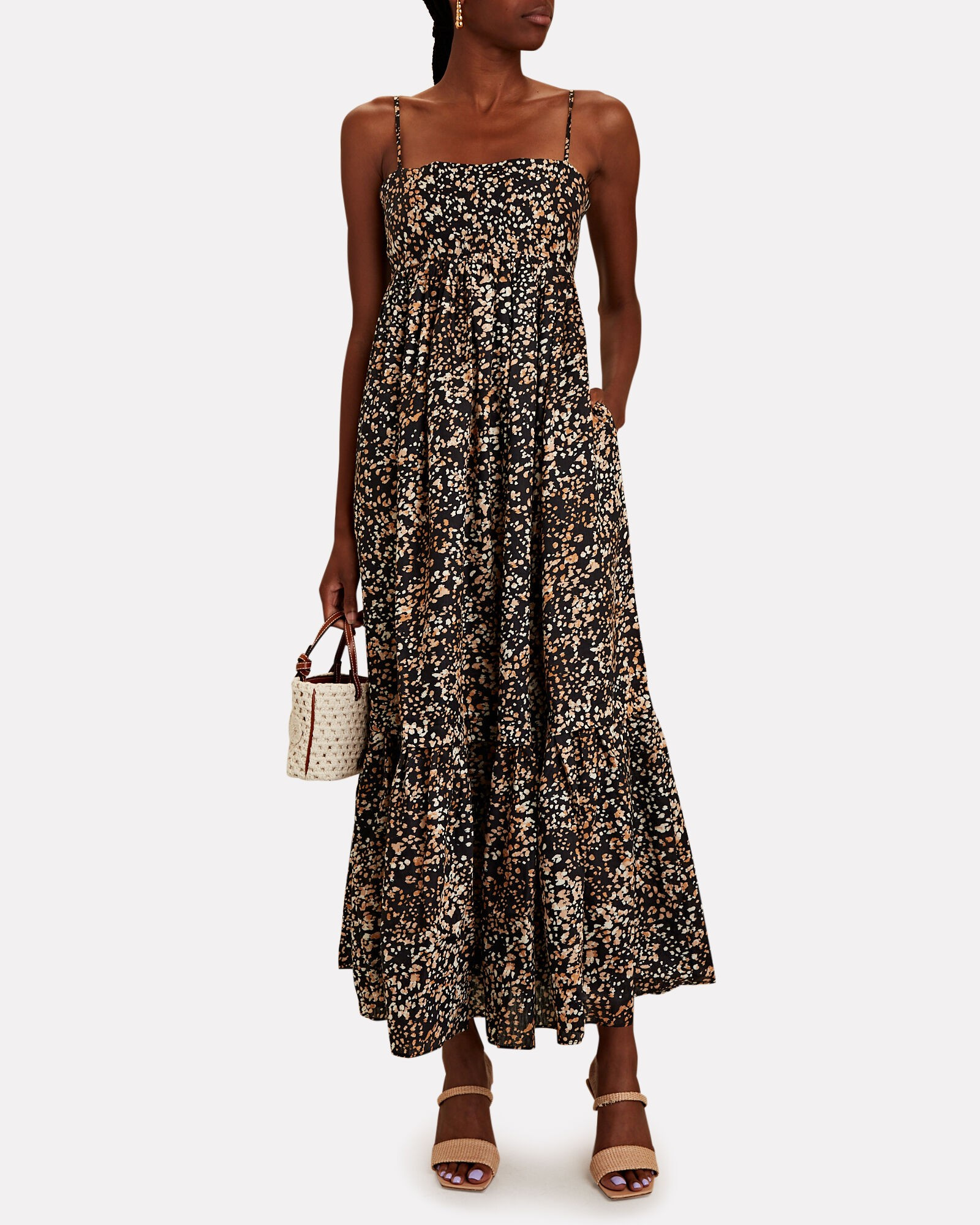 Dartford Printed Linen-Blend Maxi Dress | INTERMIX