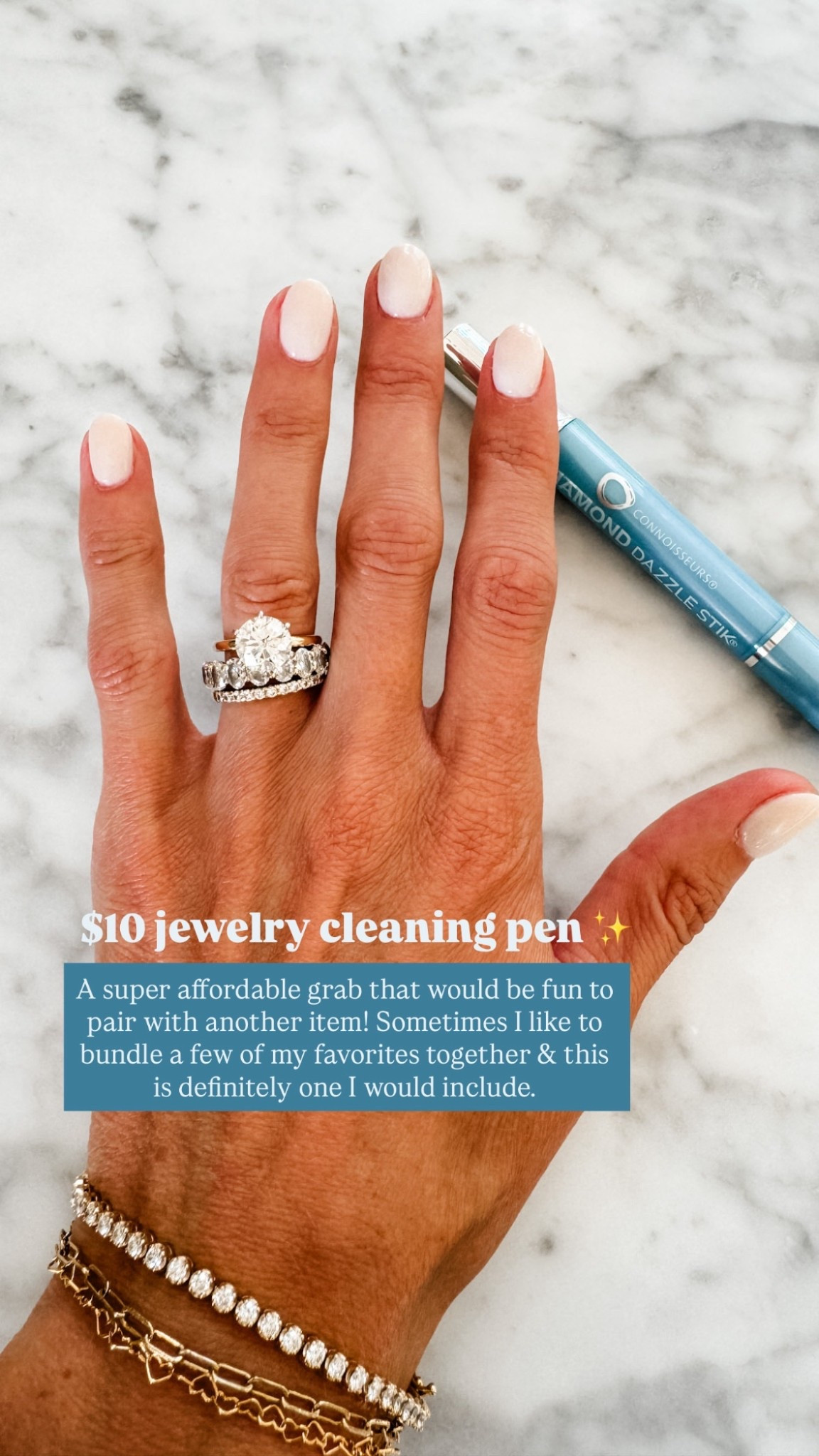 This dazzle stick cleans your rings so well! This is a great gift for someone newly engaged! I keep these everywhere for whenever I need to clean my rings!

Loverly Grey, ring cleaner, Amazon, Black Friday, favorite things party 

#LTKCyberWeek #LTKFindsUnder50