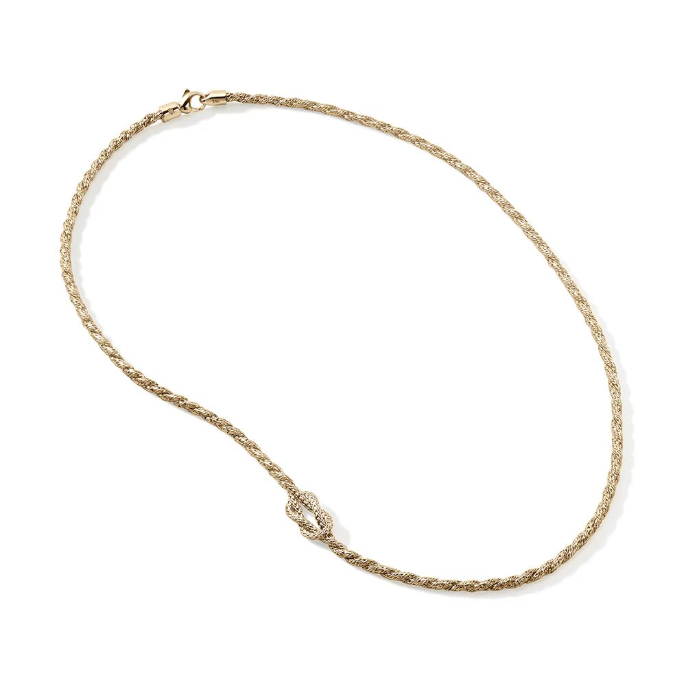 Love Knot Necklace, Gold, 1.8MM|NGG901143 | John Hardy