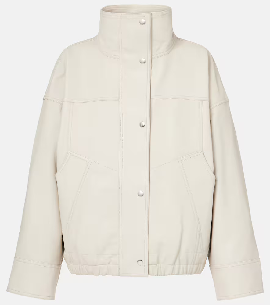 RÃ³he Leather bomber jacket | Mytheresa (US/CA)