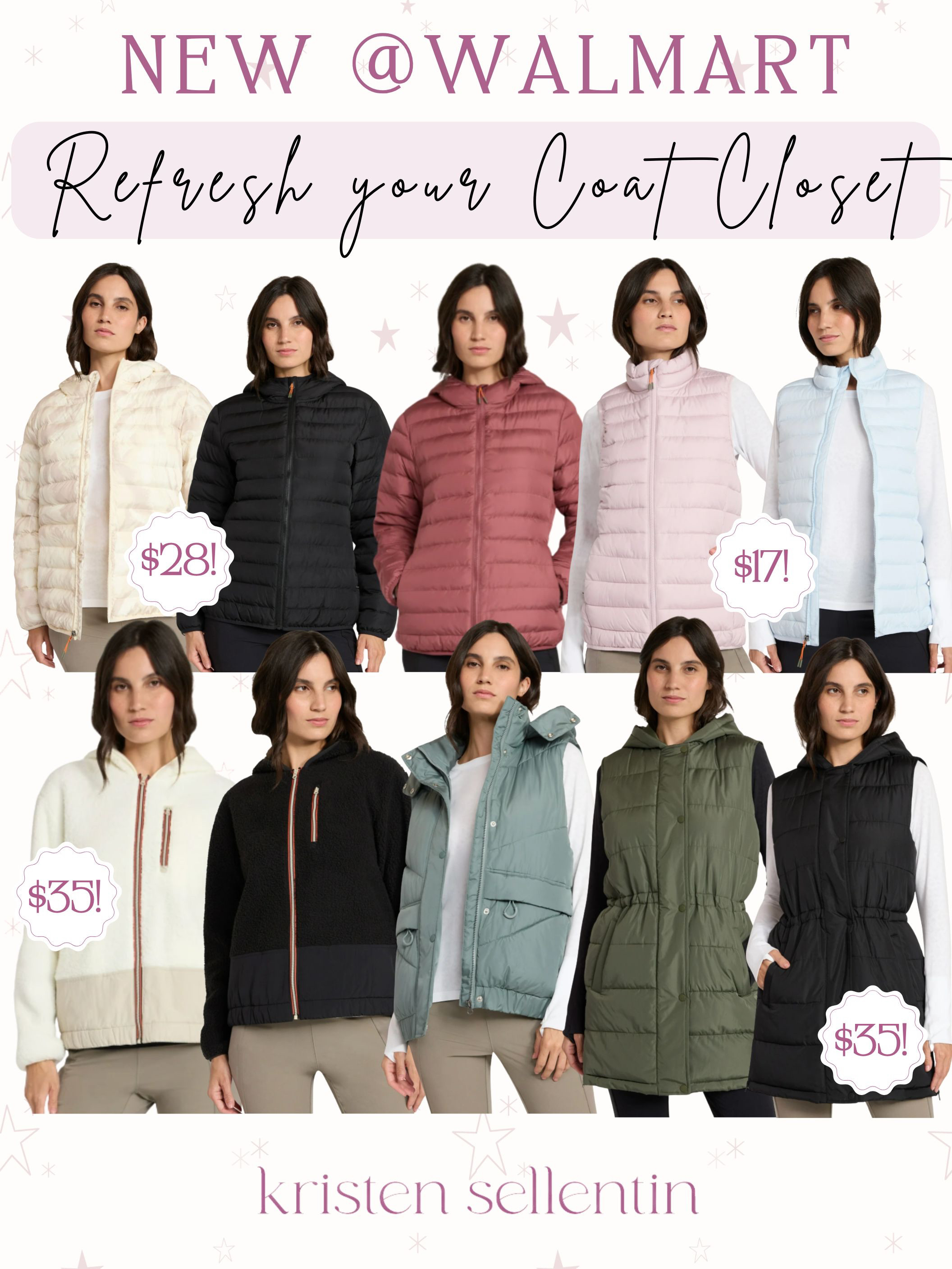Refresh your cost Closet with cute affordable coats and vests from Walmart! 

 

#LTKSeasonal #LTKFindsUnder50 #LTKStyleTip