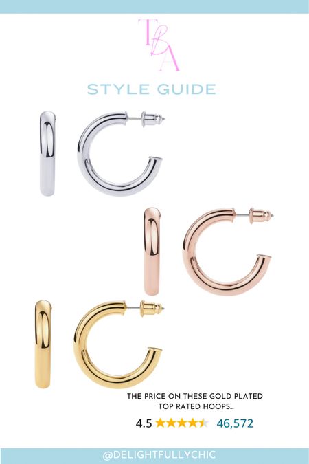Earrings 
Hoop earrings 
Amazon best seller 
Accessories 

#LTKbeauty #LTKstyletip #LTKMostLoved