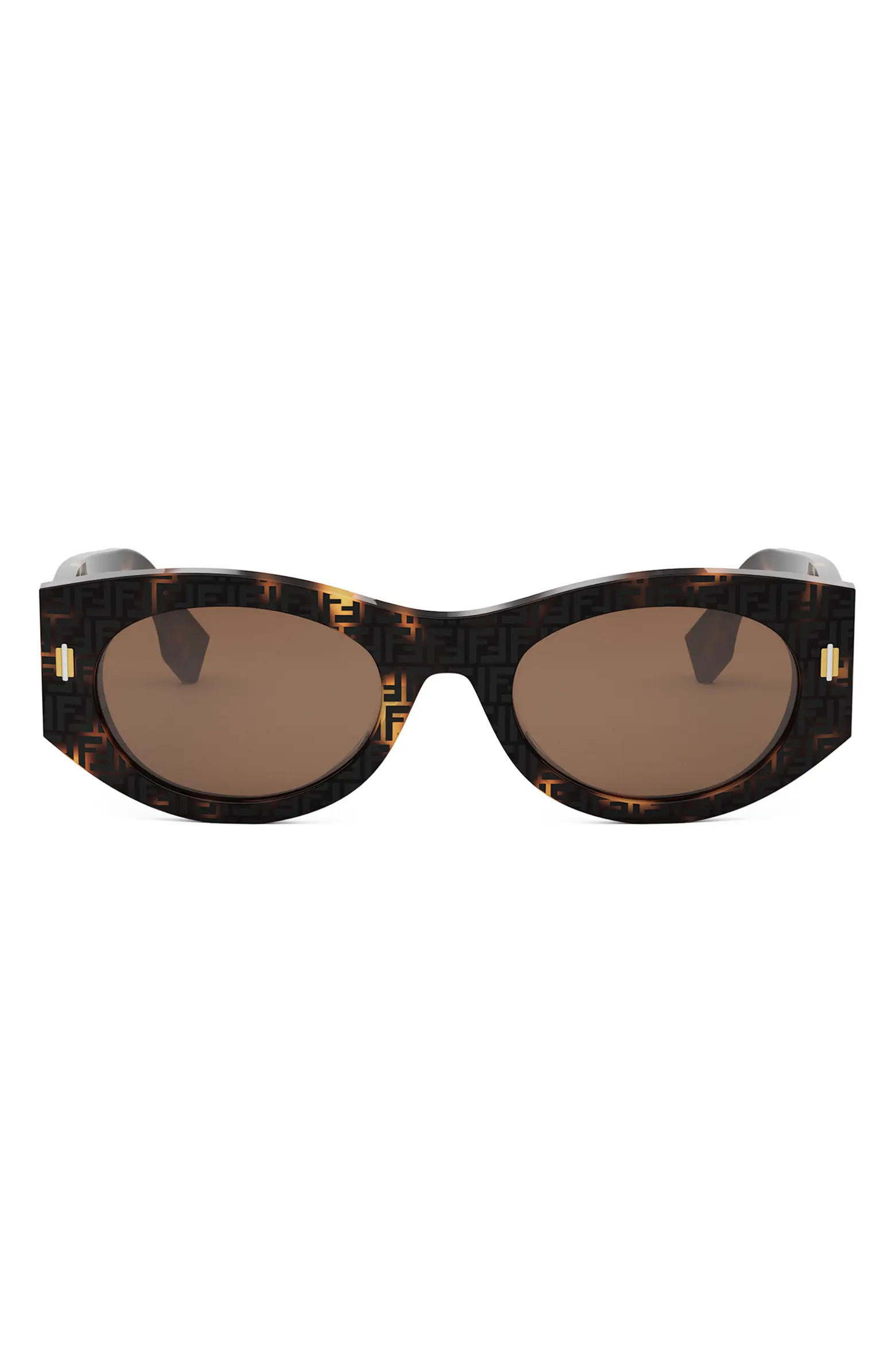 Fendi 'Fendi Roma 52mm Oval Sunglasses | Nordstrom | Nordstrom