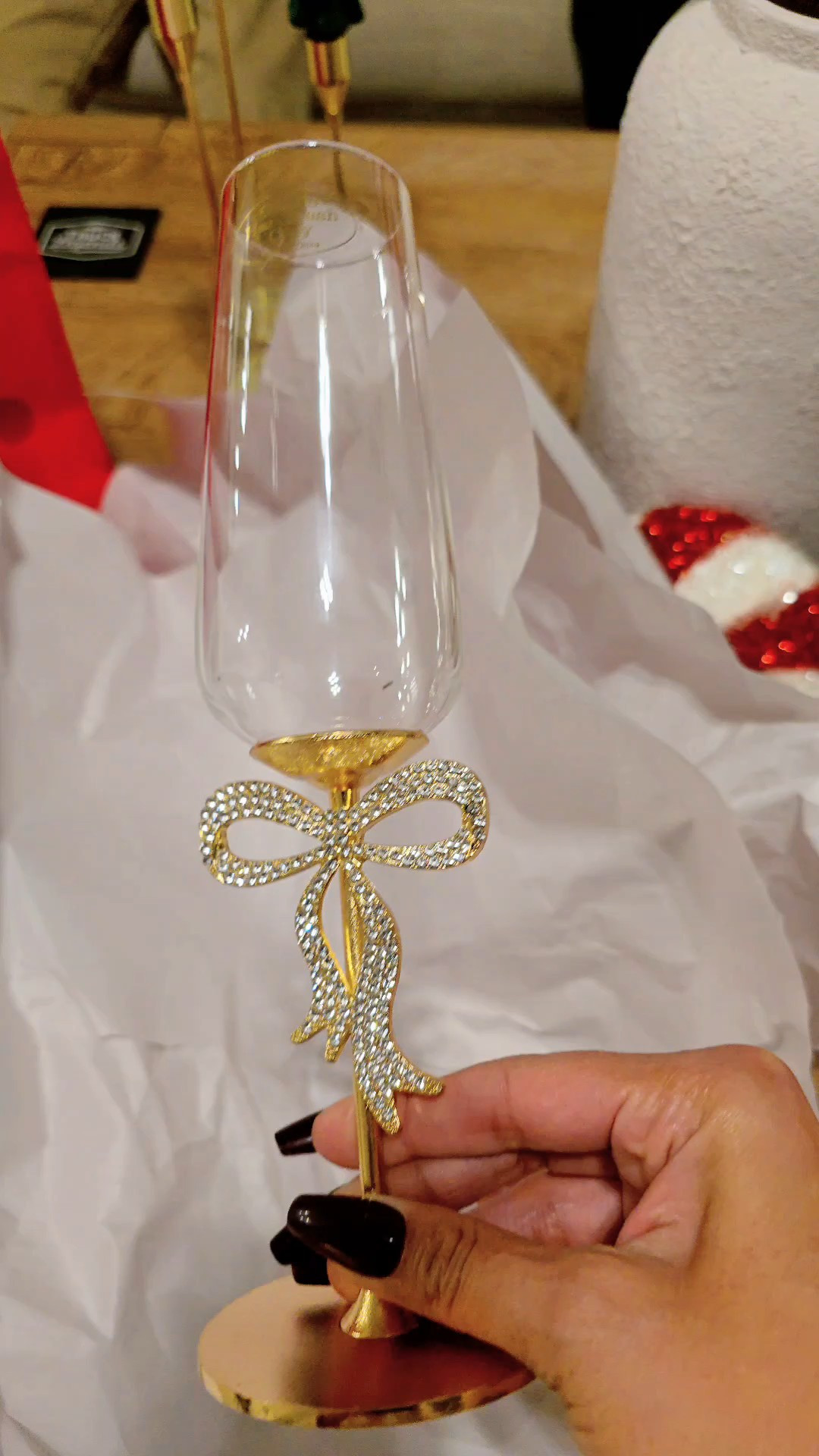 These champagne flutes with blinged bows are stunning! I found them at Tj Max but you can also find them at Marshall's#champagneflute #holidaymusthave 

#LTKGiftGuide #LTKHoliday #LTKvlog