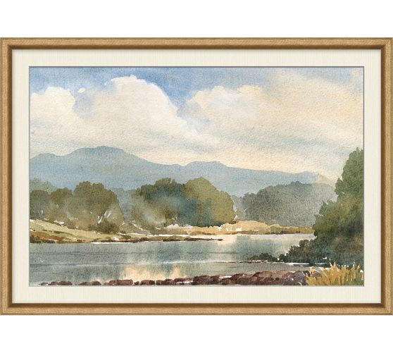 Summer Plein Air Framed Print | Pottery Barn (US)