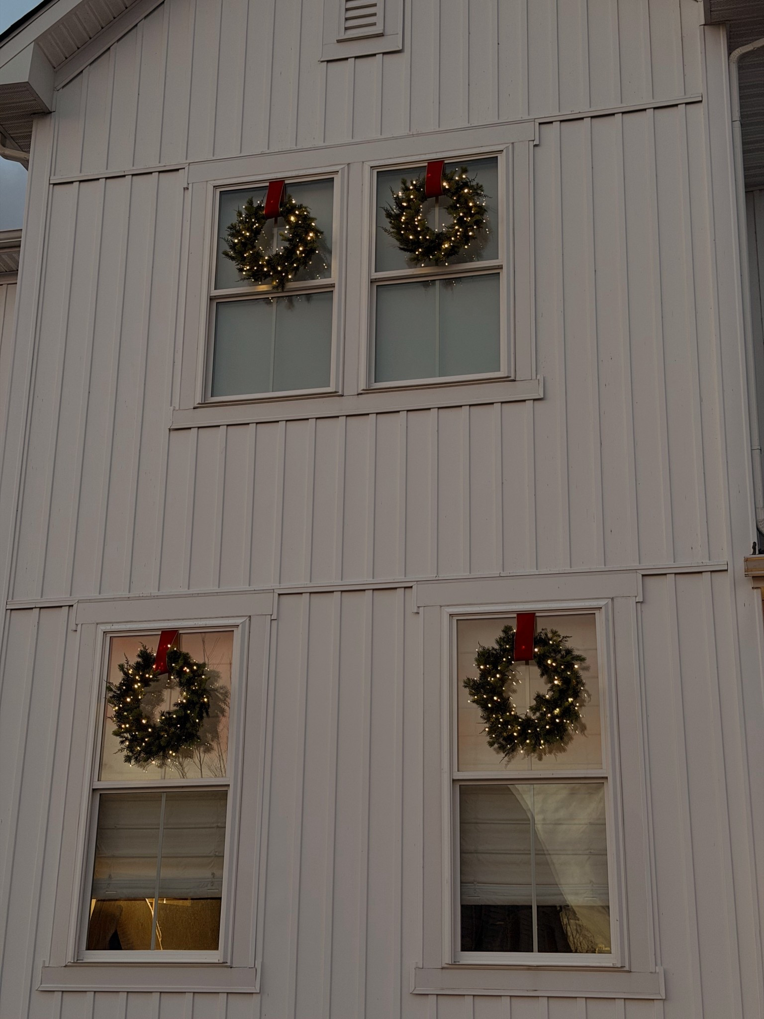Added lights to my wreaths this year, they look so pretty at night! I took the pinecones off the Walmart wreaths linked below. 

#LTKHoliday #LTKSeasonal #LTKHome