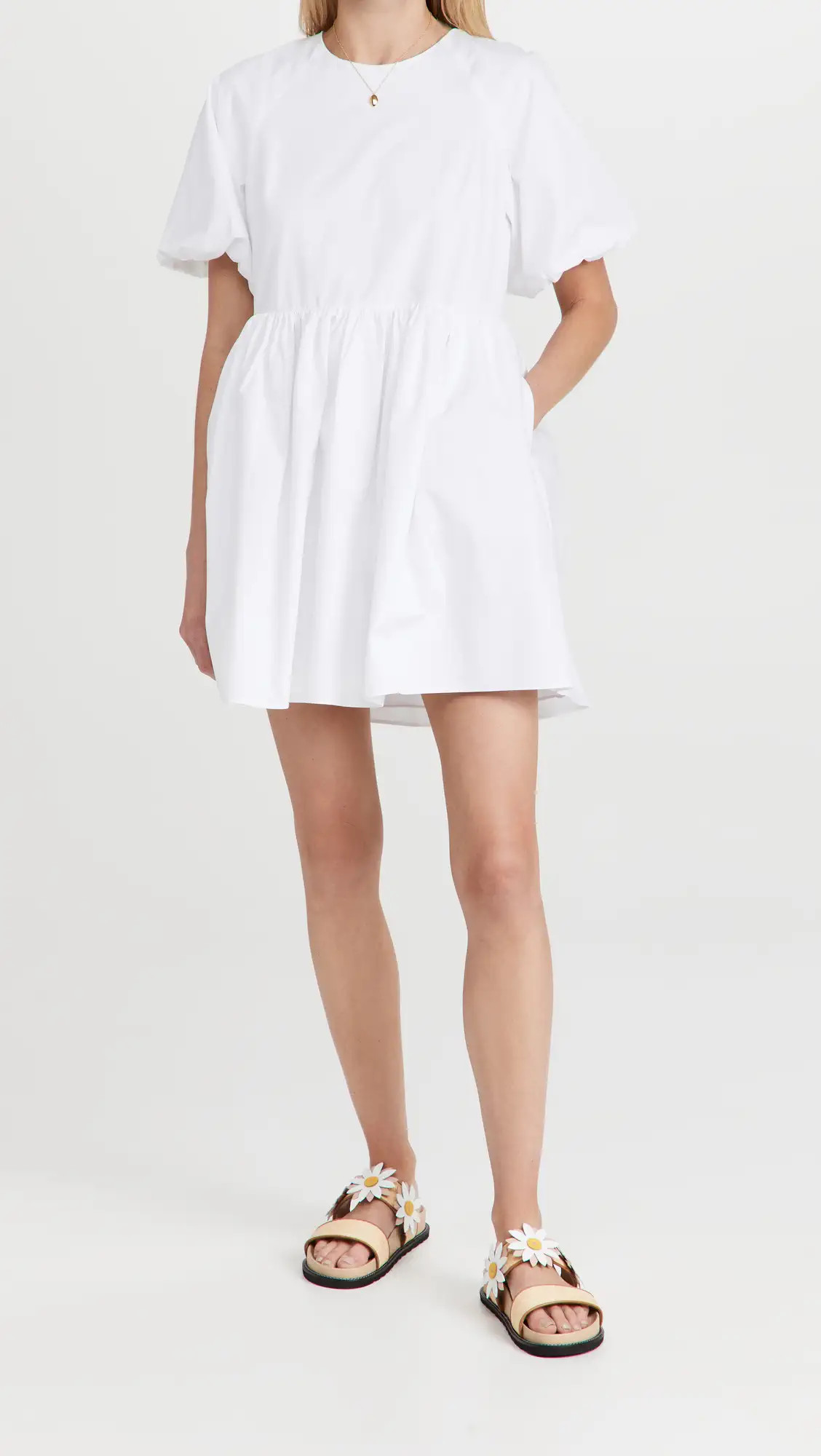 English Factory Short Balloon Sleeve Mini Dress | Shopbop | Shopbop