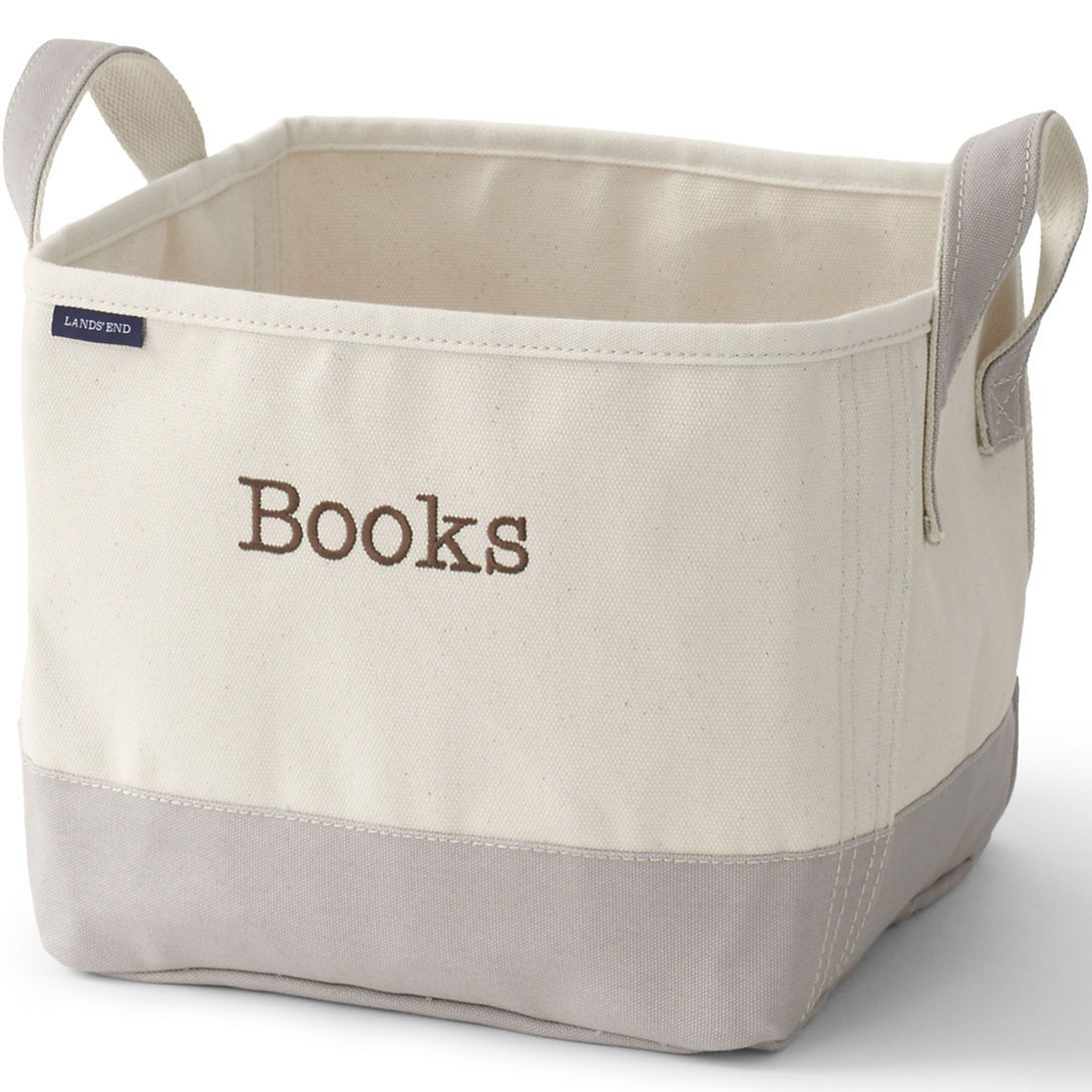 Small Canvas Storage Tote | Lands' End (US)