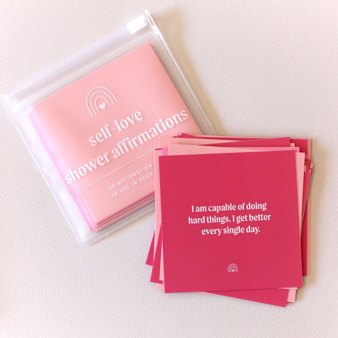 Self Love - Shower Affirmation Cards | Etsy (US)
