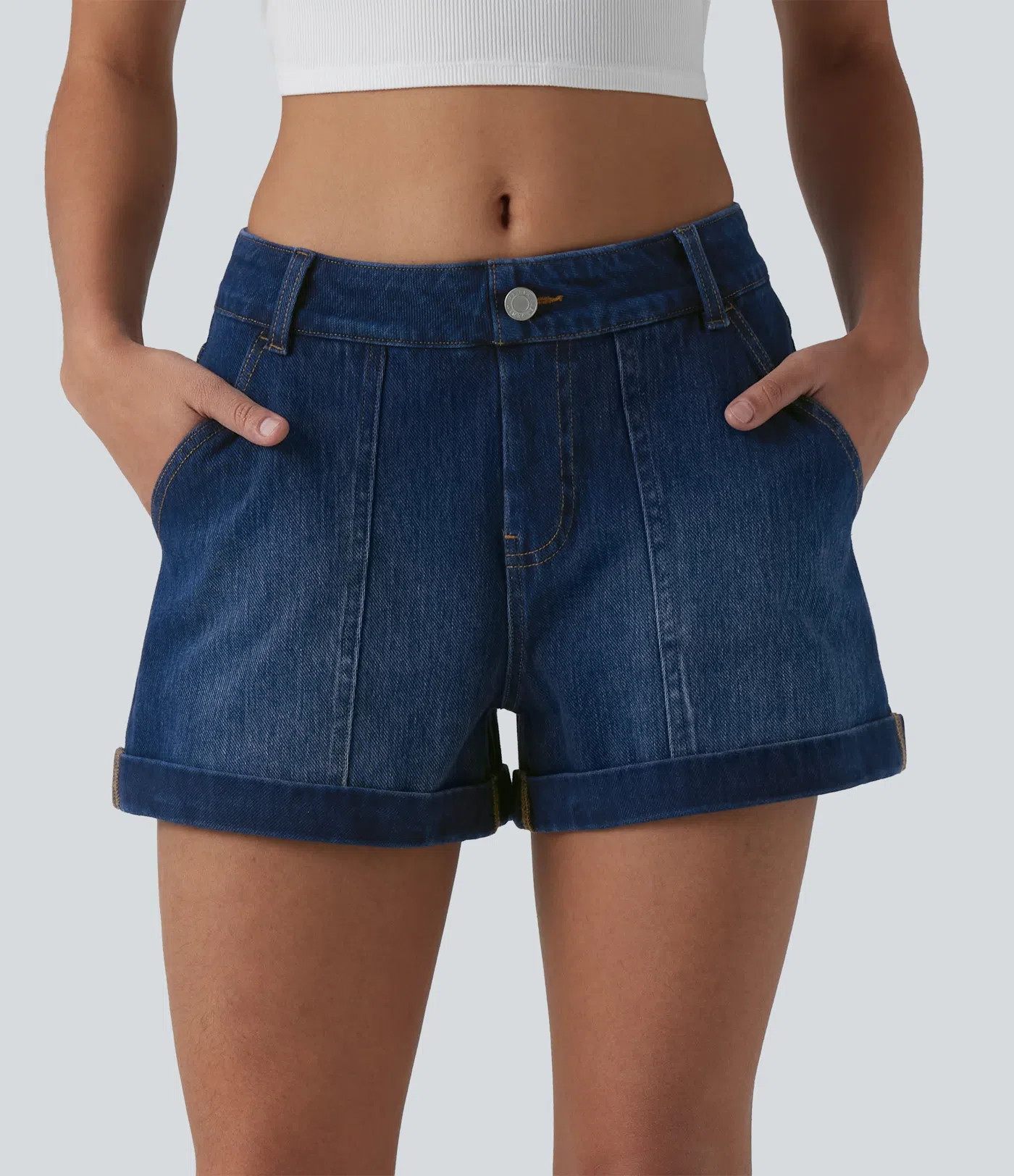 Women’s Halara Flex™ Low Rise Denim Casual Shorts 3'' with Pockets - Halara | Halara UK