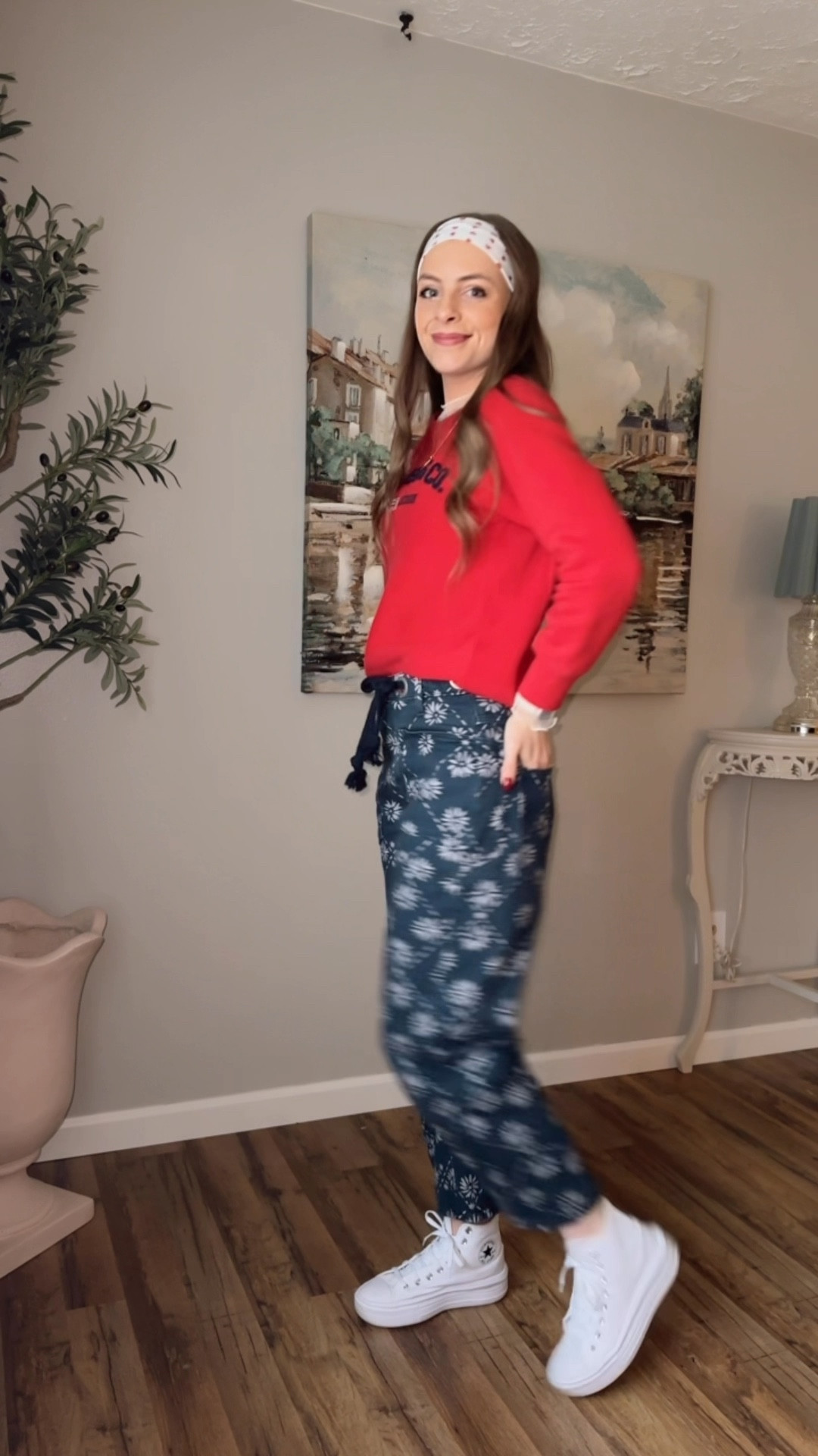 2/11/25 outfit

Red polo Ralph Lauren crewneck sweatshirt, denim blue block print jeans, free people We The Free Moxie Printed Low-Slung Barrel Jeans, flower pattern jeans, tie waisted jeans, barrel leg style jeans, white high top platform converse sneakers, Chuck Taylor All Star Move Platform, heart print wide stretchy headband, affordable Amazon jewelry Red crewneck sweatshirt oversized tailored fit spell out, polo Ralph Lauren vintage sweatshirt, embroidered crewneck sweatshirt, block print pattern pants, tie waist jeans, free people moxie we the free barrel jeans white high top converse 

#LTKStyleTip #LTKFindsUnder100 #LTKShoeCrush